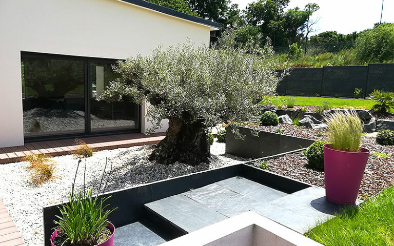Amenagement exterieur de cour