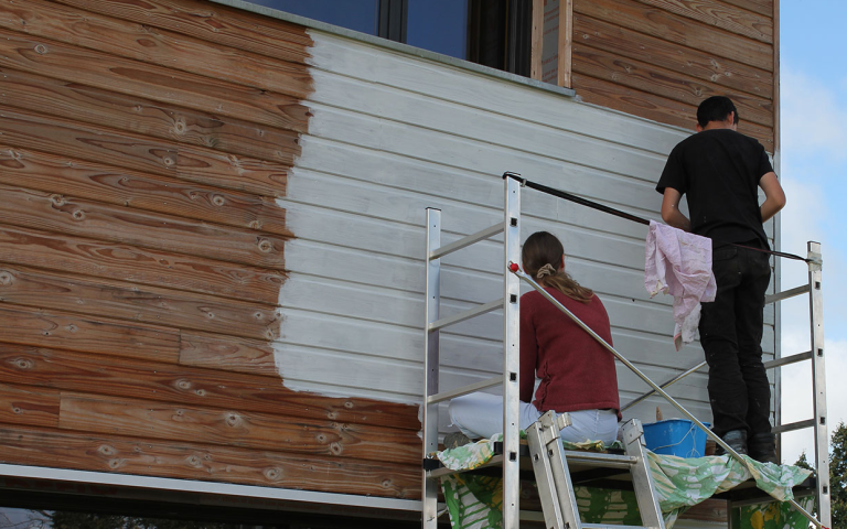 peinture bardage